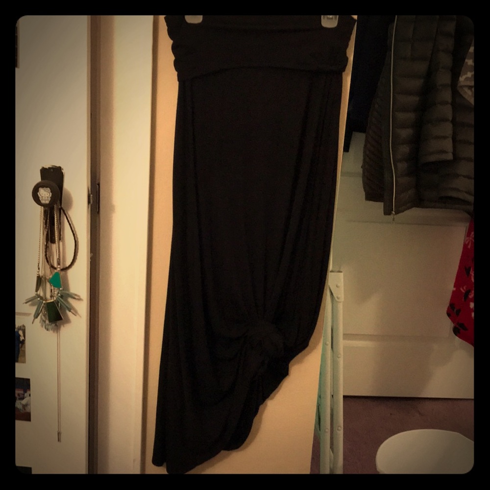 Classic Black Maxi Skirt